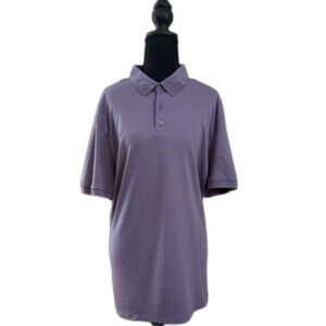 Men's XL Purple Calvin Klein Liquid Touch Polo